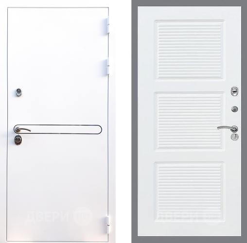 Входная металлическая Дверь Стоп Лайн Вайт ФЛ-1 Силк Сноу в Старой Купавне