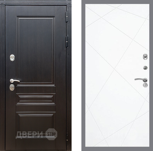 Входная металлическая Дверь Стоп МЕГАПОЛИС ФЛ-291 Силк Сноу в Старой Купавне