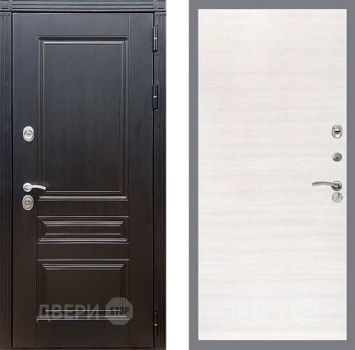 Входная металлическая Дверь Стоп МЕГАПОЛИС Гладкая Акация светлая в Старой Купавне