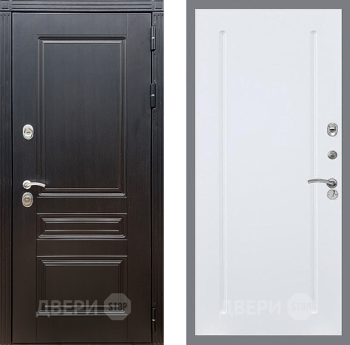 Входная металлическая Дверь Стоп МЕГАПОЛИС ФЛ-68 Силк Сноу в Старой Купавне