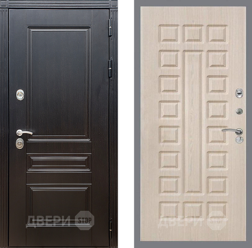 Входная металлическая Дверь Стоп МЕГАПОЛИС ФЛ-183 Беленый дуб в Старой Купавне