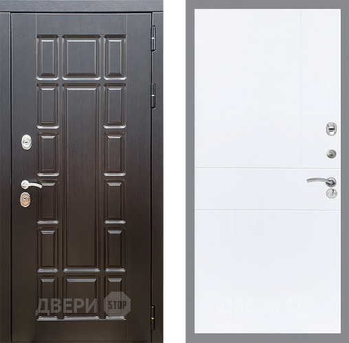 Входная металлическая Дверь Стоп НЬЮ ЙОРК ФЛ-290 Силк Сноу в Старой Купавне