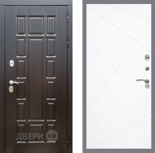 Входная металлическая Дверь Стоп НЬЮ ЙОРК ФЛ-291 Силк Сноу в Старой Купавне