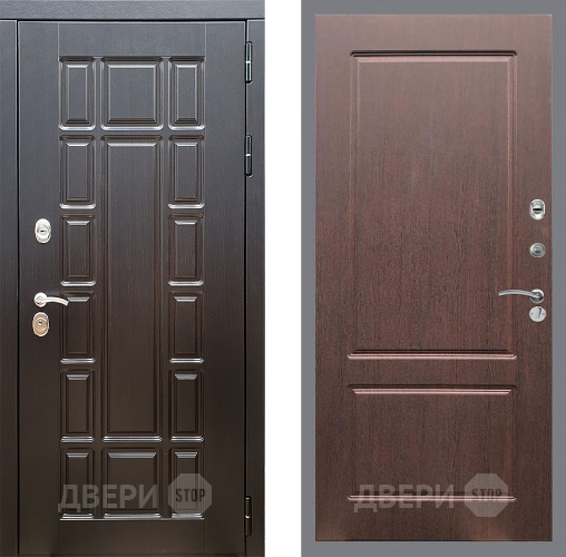 Входная металлическая Дверь Стоп НЬЮ ЙОРК ФЛ-117 Орех премиум в Старой Купавне