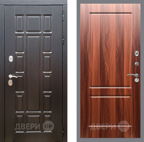 Входная металлическая Дверь Стоп НЬЮ ЙОРК ФЛ-117 Итальянский орех в Старой Купавне