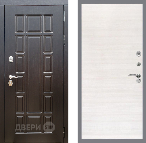 Входная металлическая Дверь Стоп НЬЮ ЙОРК Гладкая Акация светлая в Старой Купавне