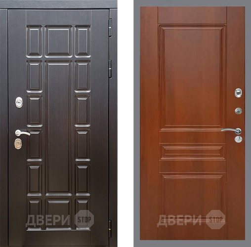 Входная металлическая Дверь Стоп НЬЮ ЙОРК ФЛ-243 Итальянский орех в Старой Купавне