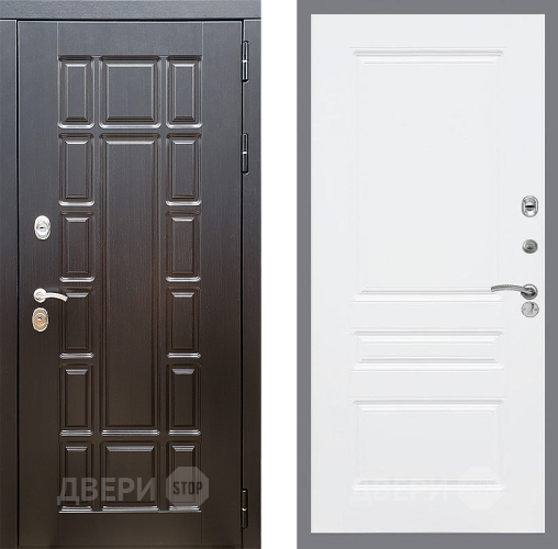 Входная металлическая Дверь Стоп НЬЮ ЙОРК ФЛ-243 Силк Сноу в Старой Купавне