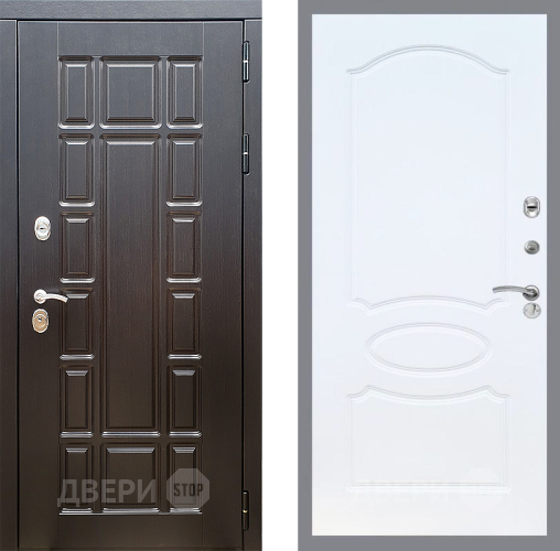 Дверь Стоп НЬЮ ЙОРК ФЛ-128 Белый ясень в Старой Купавне