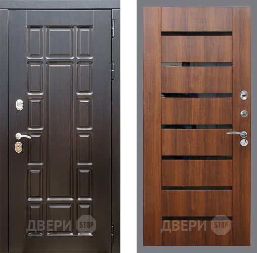 Входная металлическая Дверь Стоп НЬЮ ЙОРК СБ-14 Орех бренди в Старой Купавне