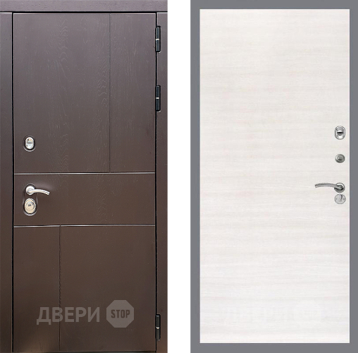 Входная металлическая Дверь Стоп УРБАН Гладкая Акация светлая в Старой Купавне