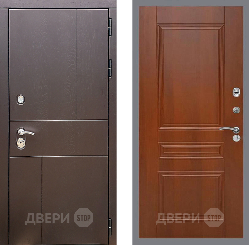 Входная металлическая Дверь Стоп УРБАН ФЛ-243 Итальянский орех в Старой Купавне