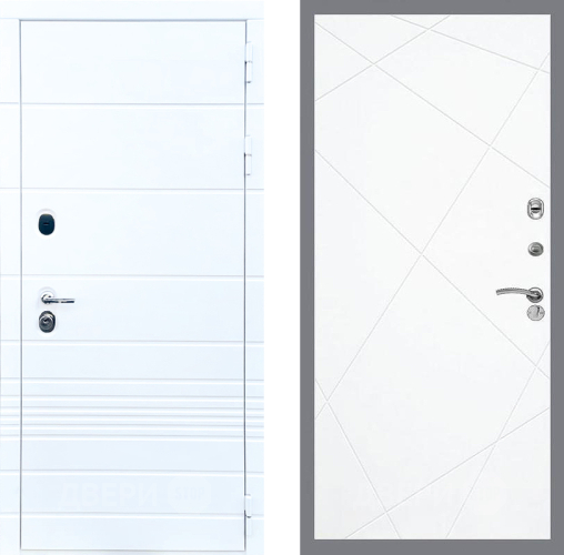 Входная металлическая Дверь Стоп ТРЕНДО ФЛ-291 Силк Сноу в Старой Купавне