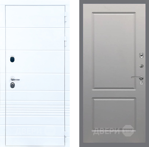 Входная металлическая Дверь Стоп ТРЕНДО ФЛ-117 Грей софт в Старой Купавне