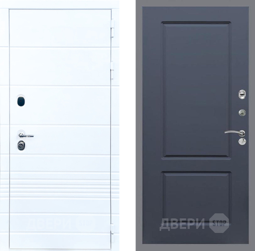 Входная металлическая Дверь Стоп ТРЕНДО ФЛ-117 Силк титан в Старой Купавне