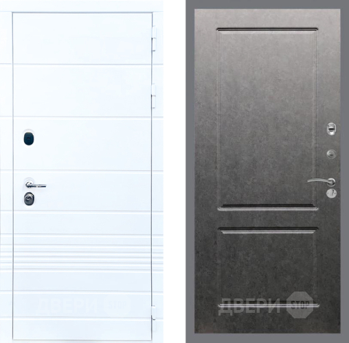 Входная металлическая Дверь Стоп ТРЕНДО ФЛ-117 Штукатурка графит в Старой Купавне