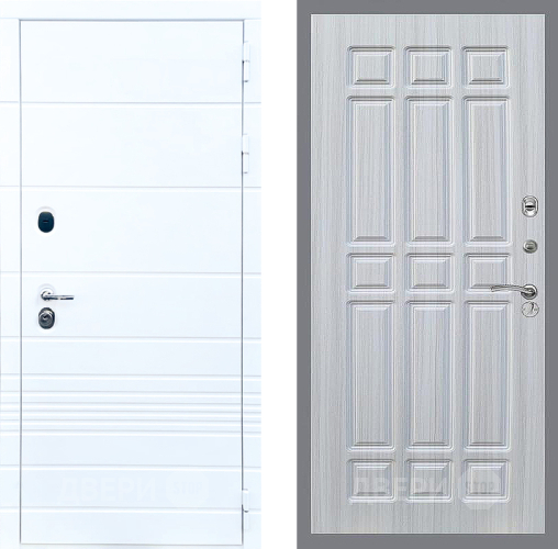 Входная металлическая Дверь Стоп ТРЕНДО ФЛ-33 Сандал белый в Старой Купавне