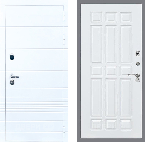 Входная металлическая Дверь Стоп ТРЕНДО ФЛ-33 Силк Сноу в Старой Купавне