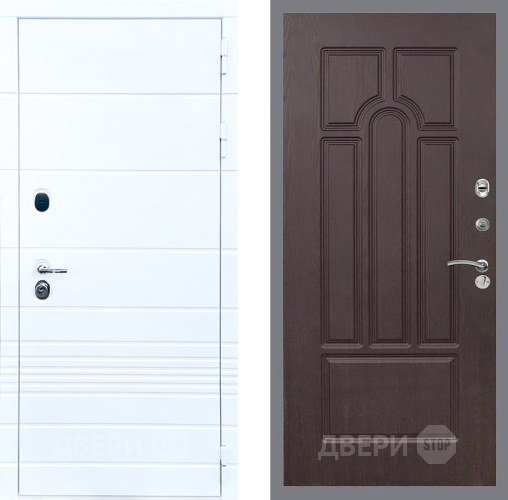 Входная металлическая Дверь Стоп ТРЕНДО ФЛ-58 Венге в Старой Купавне