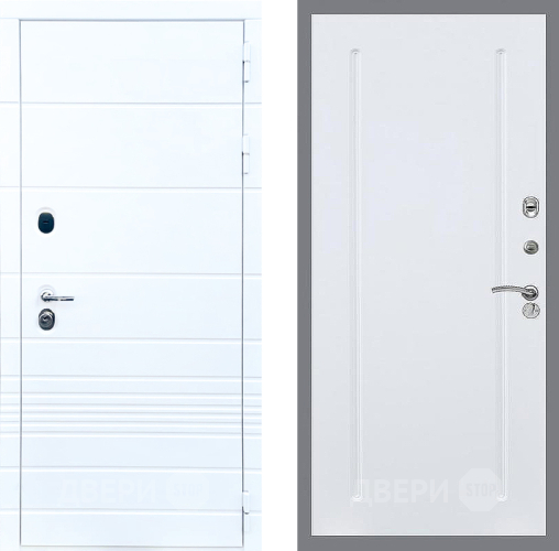 Входная металлическая Дверь Стоп ТРЕНДО ФЛ-68 Силк Сноу в Старой Купавне