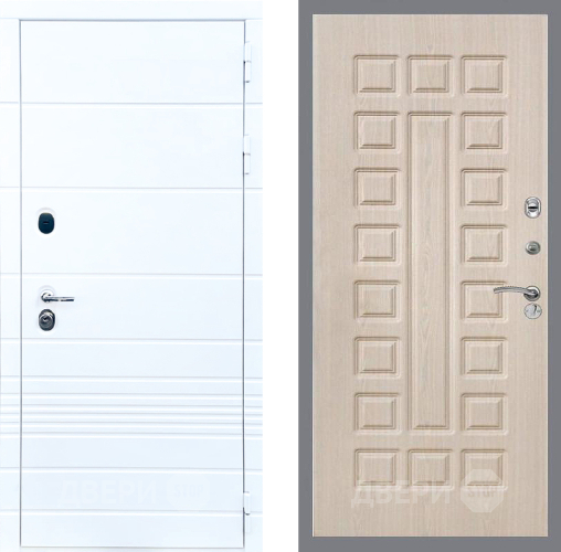 Входная металлическая Дверь Стоп ТРЕНДО ФЛ-183 Беленый дуб в Старой Купавне