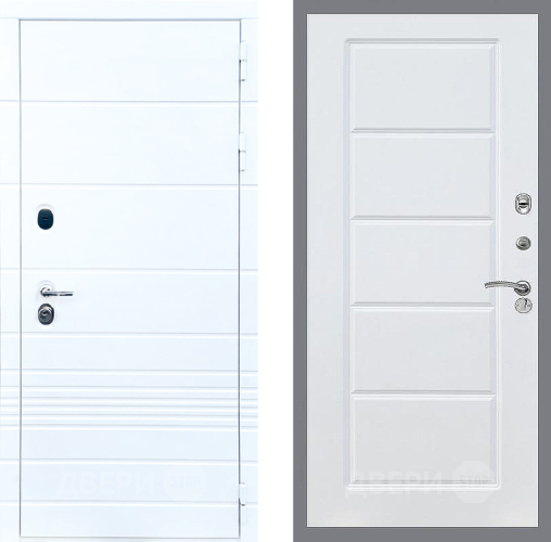 Входная металлическая Дверь Стоп ТРЕНДО ФЛ-39 Силк Сноу в Старой Купавне