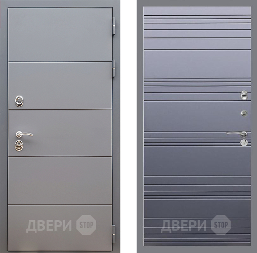 Входная металлическая Дверь Стоп АРТ ГРАФИТ Лайн Силк титан в Старой Купавне