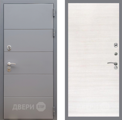 Дверь Стоп АРТ ГРАФИТ Гладкая Акация светлая в Старой Купавне