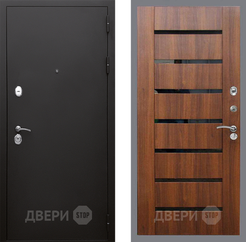 Входная металлическая Дверь Стоп КЛАССИК Шагрень СБ-14 Орех бренди в Старой Купавне