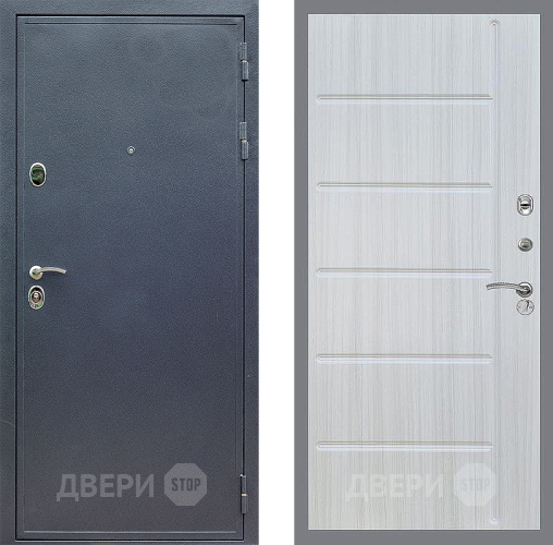 Входная металлическая Дверь Стоп СИЛЬВЕР ФЛ-102 Сандал белый в Старой Купавне