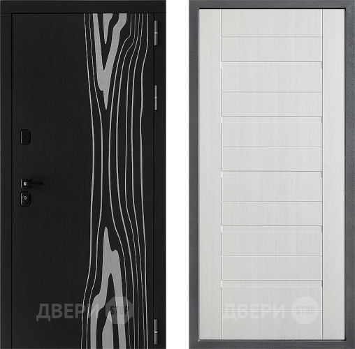 Входная металлическая Дверь Дверной континент ДК-12 ФЛ-70 Лиственница белая в Старой Купавне