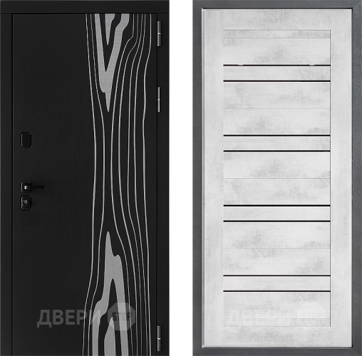 Дверь Дверной континент ДК-12 ФЛ-49 Бетон снежный в Старой Купавне