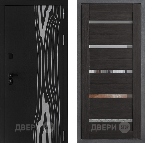 Входная металлическая Дверь Дверной континент ДК-12 ФЛ-47 Венге в Старой Купавне