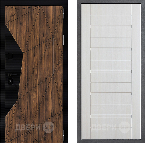 Входная металлическая Дверь Дверной континент ДК-11 ФЛ-70 Лиственница белая в Старой Купавне