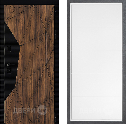 Входная металлическая Дверь Дверной континент ДК-11 ФЛ-649 Белый софт в Старой Купавне