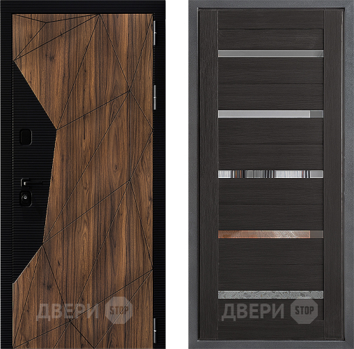 Входная металлическая Дверь Дверной континент ДК-11 ФЛ-47 Венге в Старой Купавне