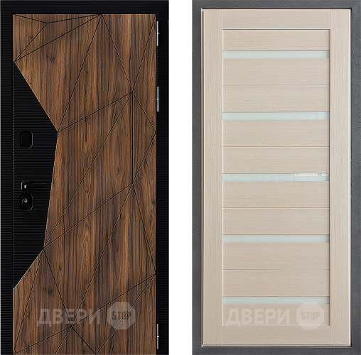 Входная металлическая Дверь Дверной континент ДК-11 ФЛ-47 Лиственница белая в Старой Купавне