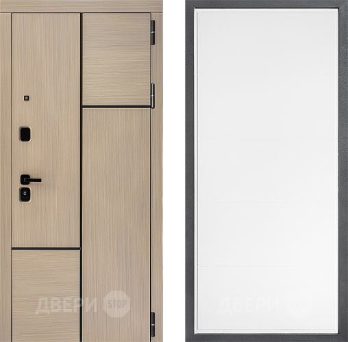 Входная металлическая Дверь Дверной континент ДК-14 ФЛ-649 Белый софт в Старой Купавне