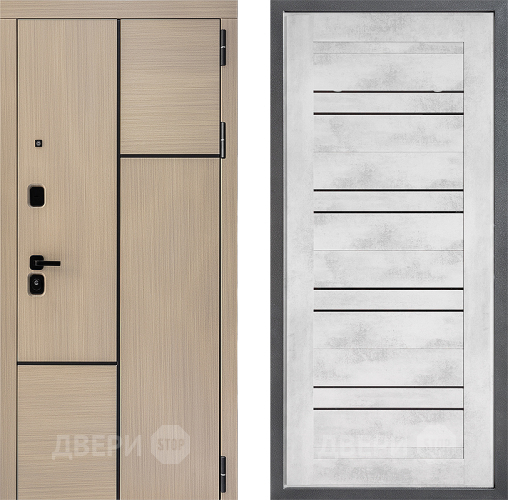 Дверь Дверной континент ДК-14 ФЛ-49 Бетон снежный в Старой Купавне