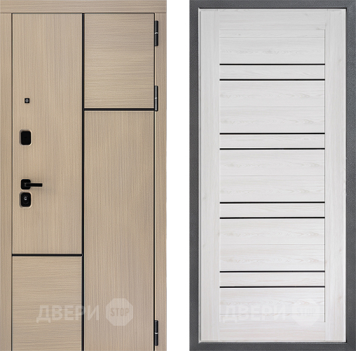 Входная металлическая Дверь Дверной континент ДК-14 ФЛ-49 Сосна белая в Старой Купавне