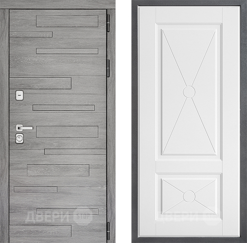 Входная металлическая Дверь Дверной континент ДК-10 ФЛ-617 Софт милк в Старой Купавне