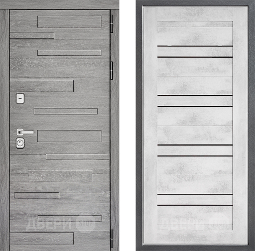 Дверь Дверной континент ДК-10 ФЛ-49 Бетон снежный в Старой Купавне