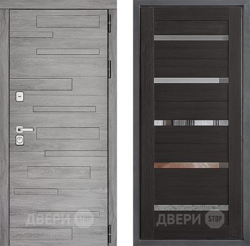 Входная металлическая Дверь Дверной континент ДК-10 ФЛ-47 Венге в Старой Купавне