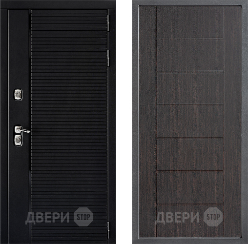 Входная металлическая Дверь Дверной континент ДК-1 ФЛ-Лайн Венге в Старой Купавне