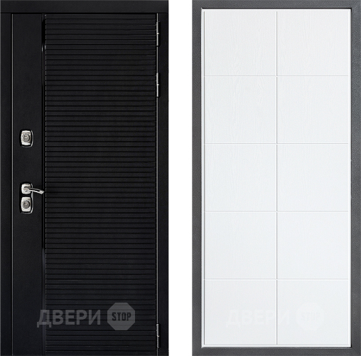 Входная металлическая Дверь Дверной континент ДК-1 ФЛ-Кватро Белое дерево в Старой Купавне