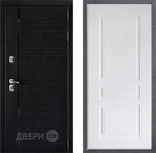 Входная металлическая Дверь Дверной континент ДК-1 ФЛ-243 Альберо Браш серебро в Старой Купавне