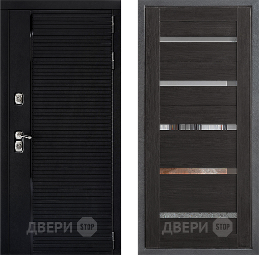 Входная металлическая Дверь Дверной континент ДК-1 ФЛ-47 Венге в Старой Купавне