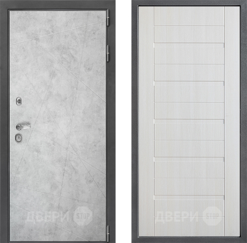 Входная металлическая Дверь Дверной континент ДК-3/743 ФЛ-70 Лиственница белая в Старой Купавне