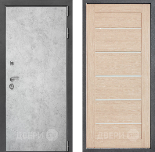 Входная металлическая Дверь Дверной континент ДК-3/743 ФЛ-46 Капучино в Старой Купавне