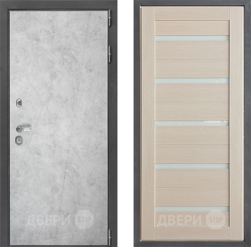 Входная металлическая Дверь Дверной континент ДК-3/743 ФЛ-47 Капучино в Старой Купавне